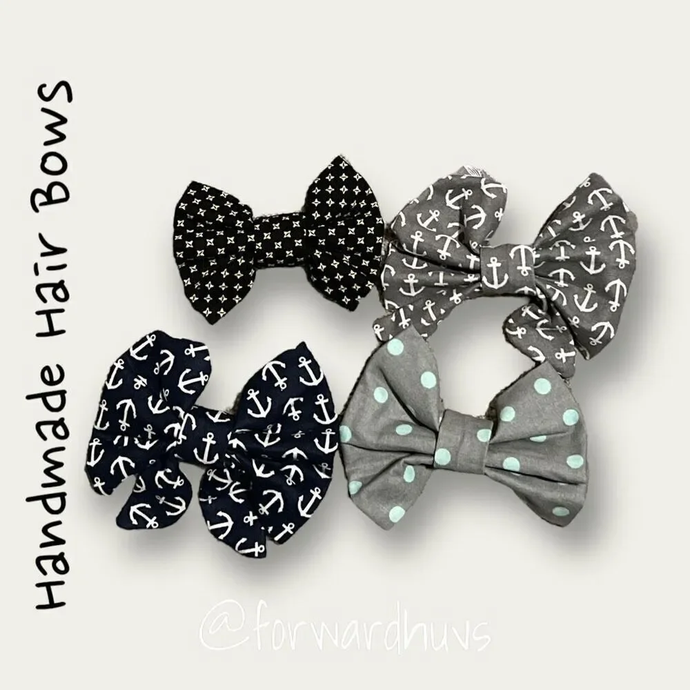 Handcrafted Kids Hair Bows / Barrette